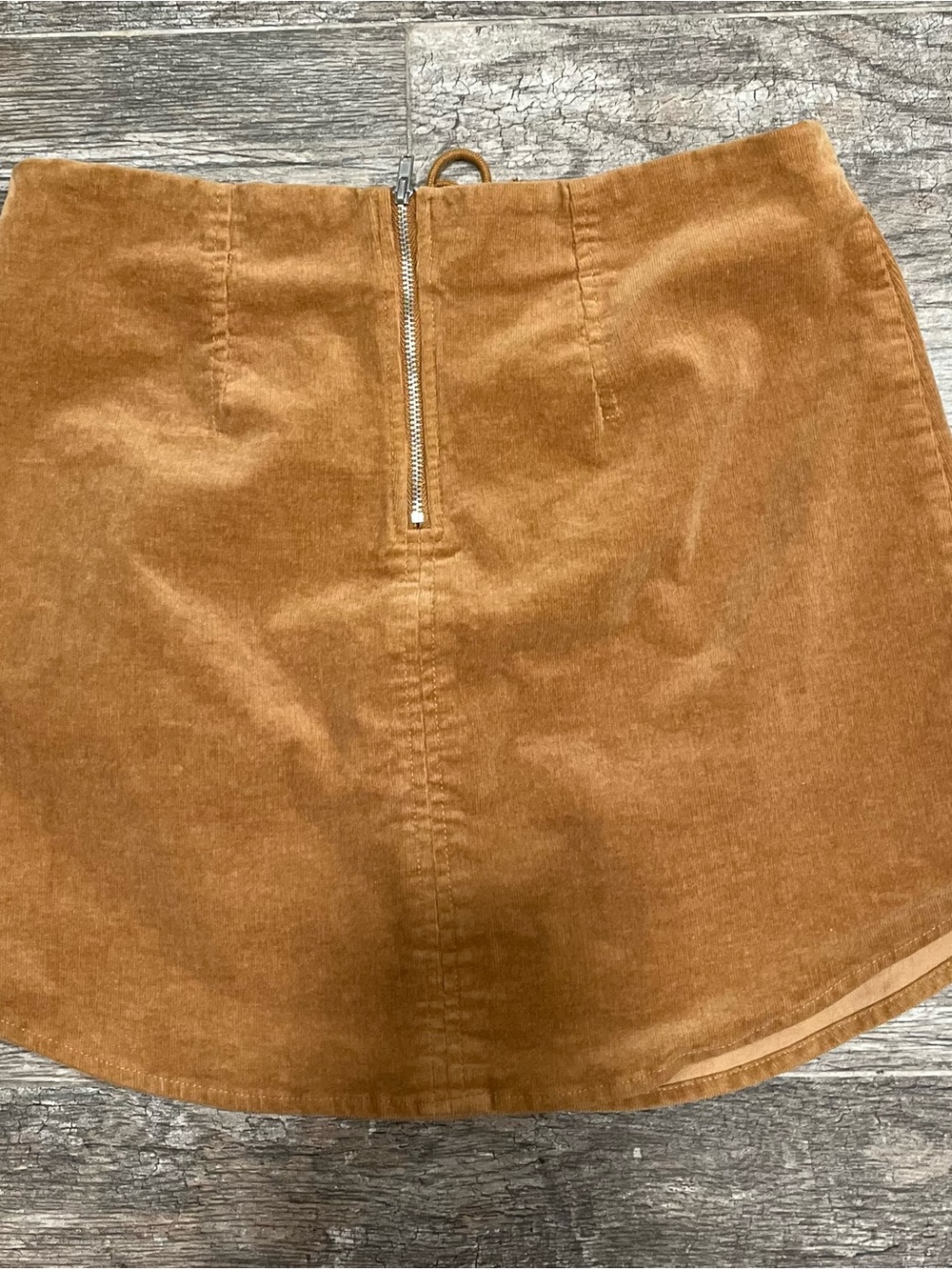 Forever 21 Corduroy Lace-Up Mini Skirt - Picture 2 of 5